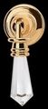 Cabinet Knobs Clear Acrylic Drop 3 4 In Diameter Backplate 
