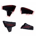Left Right Glossy Black Battery Cover Compatible With 1999-2007 Honda Shadow Vlx 600 Vt600c Vt600cd Deluxe