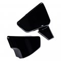 Left Right Glossy Black Battery Cover Compatible With 1999-2007 Honda Shadow Vlx 600 Vt600c Vt600cd Deluxe
