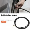 2pcs 200cm Flexible Copper Rubber Tube Tire Valve Connect Pipe Deflated Air Chuck Inflator Compressor Pump Extension Hose For