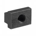 Uxcell M8 Thread T Slot Nuts Alloy Steel Black Oxide Finish Grade 8 Tapped Through T-nuts Furniture 10pcs