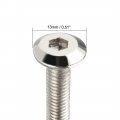 Uxcell M6x30mm Furniture Bolts Hex Socket Screws Fastener Carbon Steel 10pcs