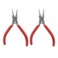 Uxcella Round Nose Pliers 4 7-inch Jewelry Forged From Chrome-vanadium Steel 2 Pack