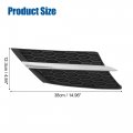 X Autohaux No 531060r010 Front Upper Hood Bumper Grille Kidney Grill For Toyota Rav4 2013-2015 2 Pcs Silver Tone