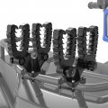 Double Gun Holder For Atv Mount Bow Rack Tool Grips With Rubber Straps Hunting Bike Mobility Scooter Treestand 
