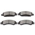 Front D1363 Semi Metal Disc Brake Pad Set For Cadillac Escalade Chevrolet Silverado 1500 Suburban Tahoe Gmc Sierra Yukon 4
