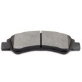 Front D1363 Semi Metal Disc Brake Pad Set For Cadillac Escalade Chevrolet Silverado 1500 Suburban Tahoe Gmc Sierra Yukon 4
