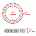 Caltric Clutch One Way Bearing And Gasket Compatible With Honda Atc200e Atc200es Big Red 200 1982-1984
