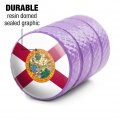 Florida State Flag Aluminum Valve Stem Caps For Motorcycle And Bicycle Tire Rims Purple 2 Pack Fits Schrader Valves