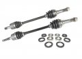 Atvpc Front Cv Axle Pair With Wheel Bearing Kits For Yamaha Rhino 450 660 4x4 2004-2009 