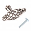 East West Consolidated 899sn-25 Satin Nickel Bird Cage Cabinet Knob 3 76mm Pack Of 25