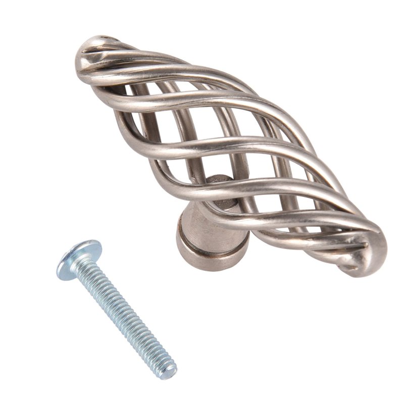 East West Consolidated 899sn-25 Satin Nickel Bird Cage Cabinet Knob 3 76mm Pack Of 25