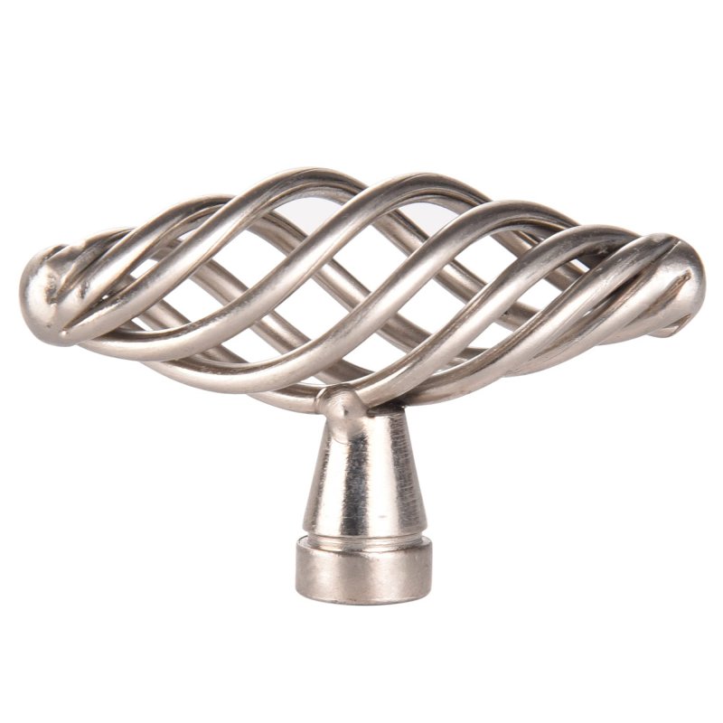 East West Consolidated 899sn-25 Satin Nickel Bird Cage Cabinet Knob 3 76mm Pack Of 25