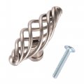 East West Consolidated 899sn-25 Satin Nickel Bird Cage Cabinet Knob 3 76mm Pack Of 25