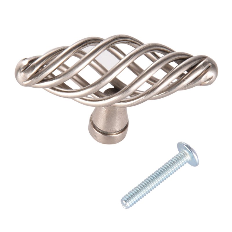 East West Consolidated 899sn-25 Satin Nickel Bird Cage Cabinet Knob 3 76mm Pack Of 25