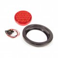 Fortpro 4 Red Round Tail Stop Turn Led Light With 24 Leds And Lens F235153 
