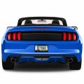 Ipick Image Made For Ford Mustang In Blue Black Metal License Plate Frame