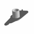 Polaris Ranger Throttle Pedal Weld Outer Black Trs Genuine Oem Part 1019137-329 Qty 1