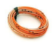 Oem Colored Electrical Wire 13 Roll Orange White Stripe