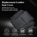 Driver Side Bottom Replacement Leather Seat Cover Black For Toyota Tundra Sequoia 2007 2008 2009 2010 2011 2012 2013 Interior