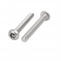 Uxcella M4 X 30mm 304 Stainless Steel Torx Security Pan Head Screws Fasteners 50pcs