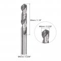 Uxcell Solid Carbide Drill Bits 6mm C2 K20 Tungsten Jobber Straight Shank Drilling Tool For Stainless Steel Aluminum Iron Metal