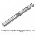 Uxcell Solid Carbide Drill Bits 6mm C2 K20 Tungsten Jobber Straight Shank Drilling Tool For Stainless Steel Aluminum Iron Metal
