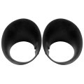 Hoypeyfiy 1 Pair Ch2598101 Fog Light Cover Replacement For Dodge Ram 1500 2500 3500 2002-2009 Replaces Ch2599101 55077239ad 