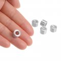 Uxcell 20pcs Aluminum Spacer 5mm Bore 10mm Od 8mm Length Screw Standoff Bushing Plain Finish Round For M5 Screws Bolts And Rods