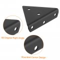 Uxcell Shelf Brackets 6pcs 170mm Stainless Steel Invisible Triangle Bracket With Screws Wall Mounted Floating Supporter For