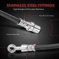 A-premium Front Driver Brake Hydraulic Hose Compatible With Select Subaru Models Baja 2003-2006 Forester 2003-2008 Legacy