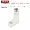Uxcell 60 Pcs Circuit Board L Shape Insulated Pcb Spacer 20mm Standoffs Mounting Feet Supporting Height With Screws White