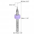 Uxcell Pcb Drill Bits 0 3mm Tungsten Carbide Rotary Tool Jewelry Cnc Engraving Print Circuit Board Micro 1 8 Inch Shank 30 Pcs