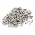 Uxcell 100pcs M2 X 10mm Stainless Steel Phillips Pan Round Head Self Tapping Screws