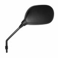 96010 Motorcycle Mirror For Honda Ruckus Left Side 8mm Thread Black Texture 5 In X 3 3 Lens 5 5 Stem Convex 