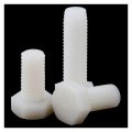 Seroni 5-20pcs Nylon Hex Head Screws White Plastic Hexagon Bolts Screw M3 M4 M5 M6 Color 10pcs Size M4x10mm