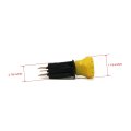 Pto Switch For Exmark Lz26kc724 Lz27dd604 Lz27dd724 Lz27kc524 Lz27kc604 5 Terminal 2 Position Push Pull Yellow Knob Snap Mount