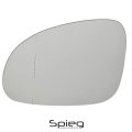 Spieg Driver Side Mirror Glass Replacement For Vw Volkswagen Jetta 2005-2010 Heated W Back Plate Lh