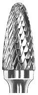 Burs Round Tree Shape Star Usa Series 481 Sf- X 4 1 8 Shank Dia