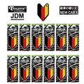 12 Packs Wakaba Treefrog Young Leaf New Car X Scent German Flag Jdm Air Freshener 