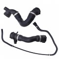 Lower Upper Radiator Coolant Hose With Vent Line Set Replacement For 325i 328i 330i 17127531579 17127531581 17127618510