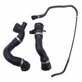 Lower Upper Radiator Coolant Hose With Vent Line Set Replacement For 325i 328i 330i 17127531579 17127531581 17127618510