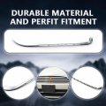 Molding Chrome Front Grille Hood Trim For Mini Cooper R55 R56 R58 R59 2009-2015 Not Fit S