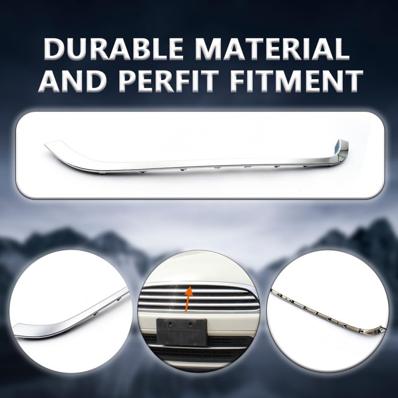 Molding Chrome Front Grille Hood Trim For Mini Cooper R55 R56 R58 R59 2009-2015 Not Fit S