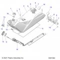 Polaris Snowmobile Brkt-fuel Tank Genuine Oem Part Qty 1