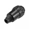 Uxcell 3 8bspt Male Thread Oil Plug Connector Air Compressor Spare Fittings Black 2 Pcs