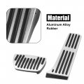 X Autohaux 1 Set Anti Slip No Drilling Aluminum Alloy Brake And Gas Accelerator Pedal Covers Foot Pads For Toyota Rav4 Avalon