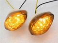 2x Jdm Style Flush Mount Smoke Lens 15 Amber Led Turn Signal Light Blinker Indicator Side Marker For Honda Cbr 600rr 2003-2008