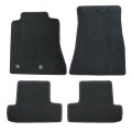 Velour Floor Mats For Ford Mustang 2005 2014 Custom Fit 4 Piece Set Anti Slip Rubber Backing Waterproof And Dirt Trapping Car 