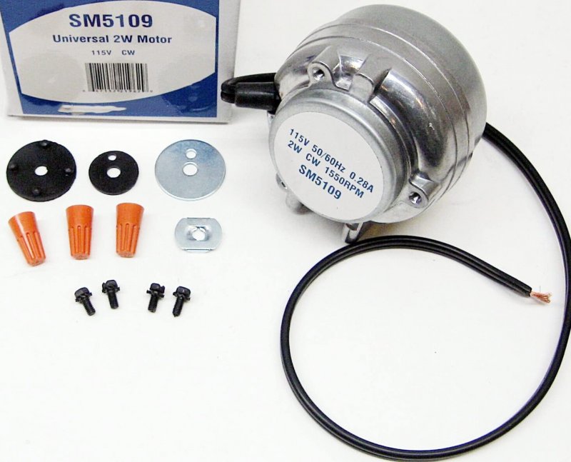 Wp5109 2 Watt Refrigerator Condensor Fan Motor For Whirlpool 833697